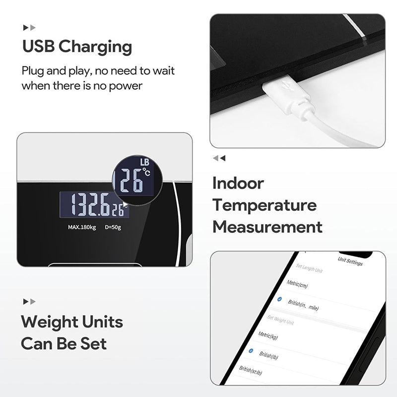 Bluetooth Smart Scale with Full Body Analysis