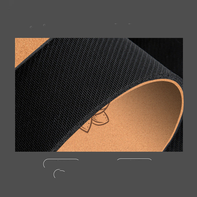 Cork Natural Rubber Meditation Mat Non-Slip Practice