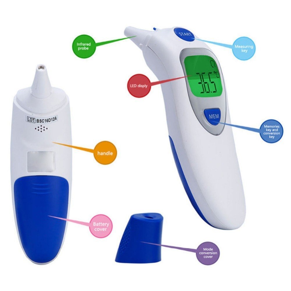Digital Infrared Forehead and Ear Thermometer
