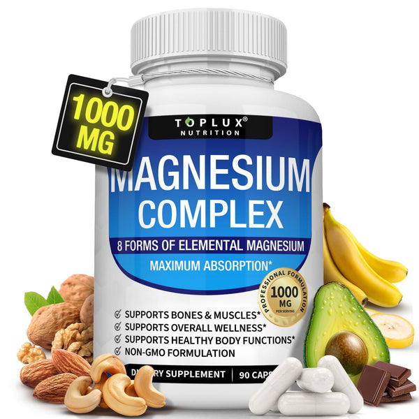 Magnesium Complex 8 Forms 1000mg 90 Capsules