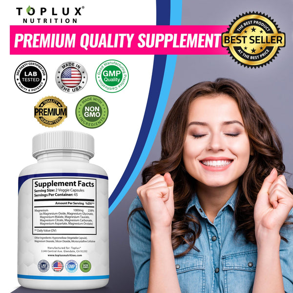 Magnesium Complex 8 Forms 1000mg 90 Capsules
