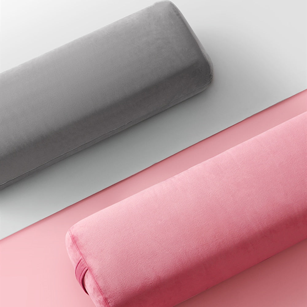 Rectangular Yoga Bolster Pillow with Carry Handle