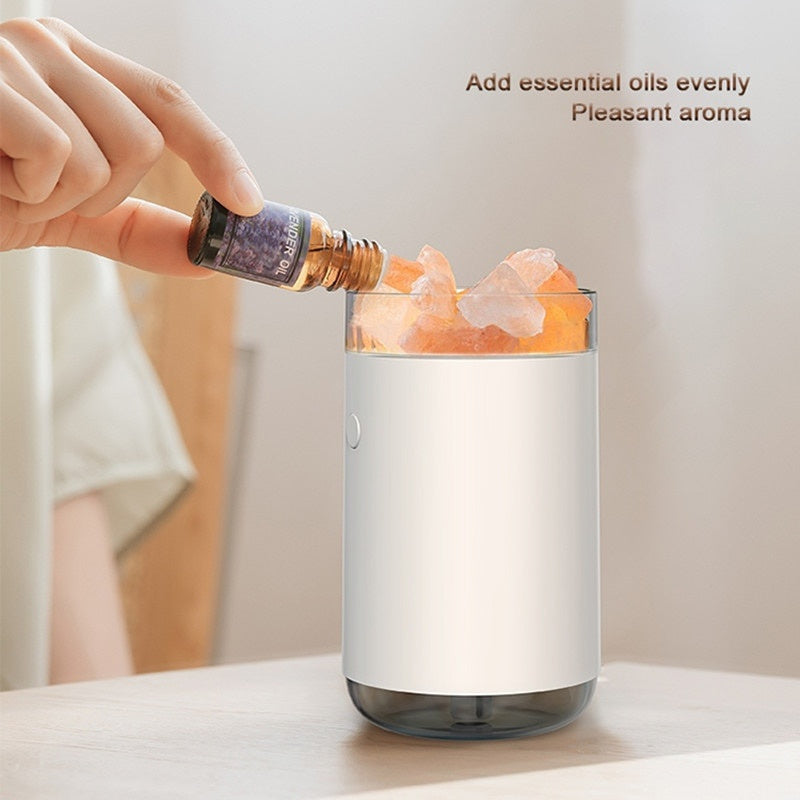 Crystal Salt Stone Air Humidifier Aromatherapy Diffuser