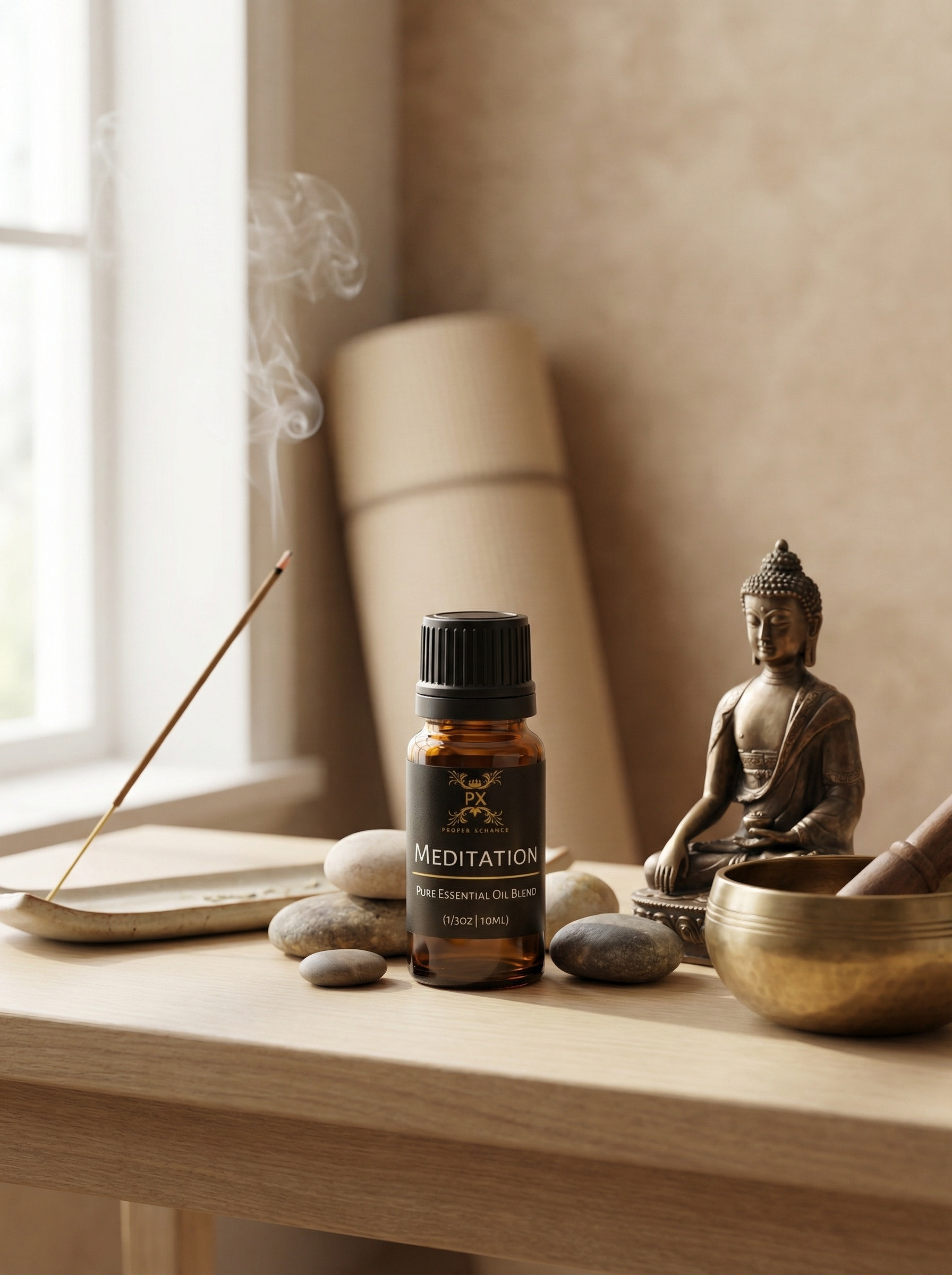 Meditation Essential Oil Blend for Sacred Grounding