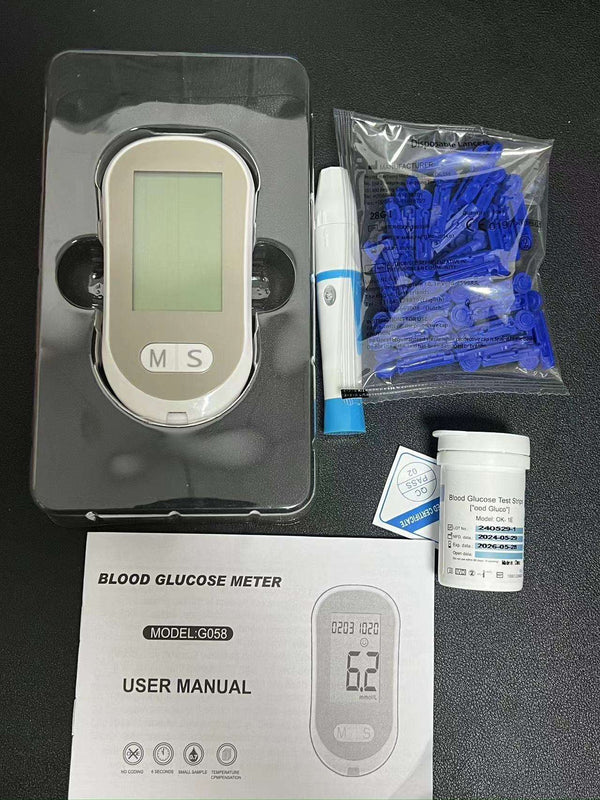 Easy Use Digital Blood Glucose Meter with Test Strips