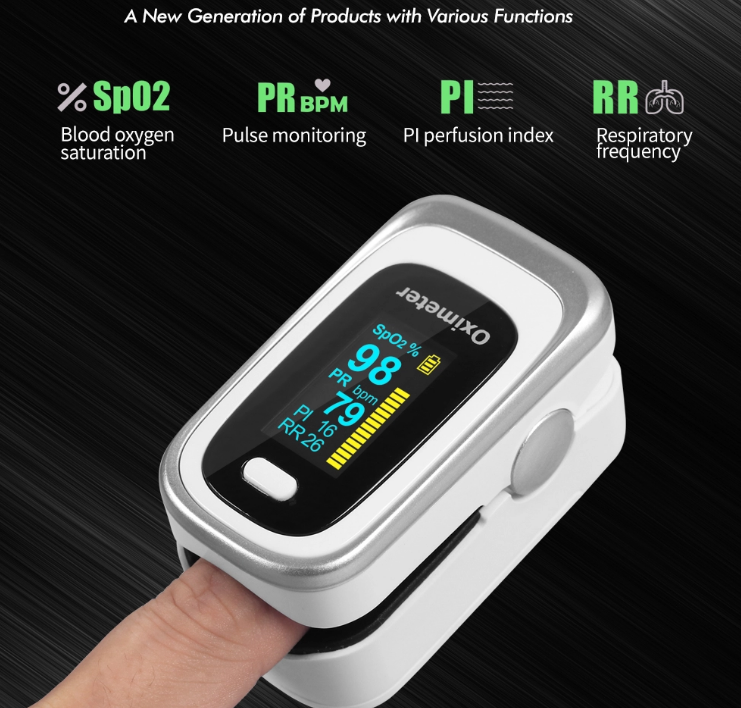 Finger Pulse Oximeter Oxygen Saturation Monitor
