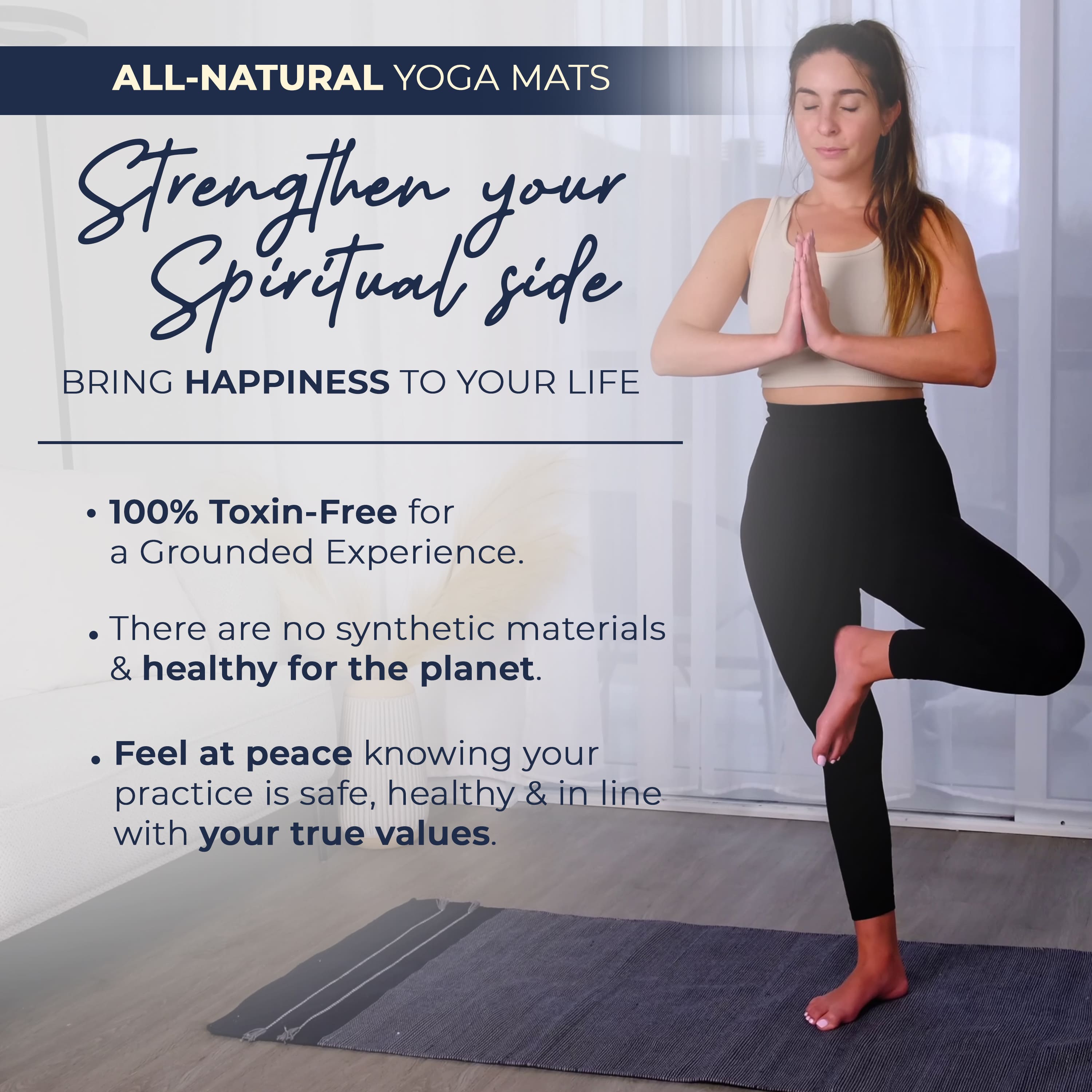 Organic Eco-Friendly Cotton Yoga Mat