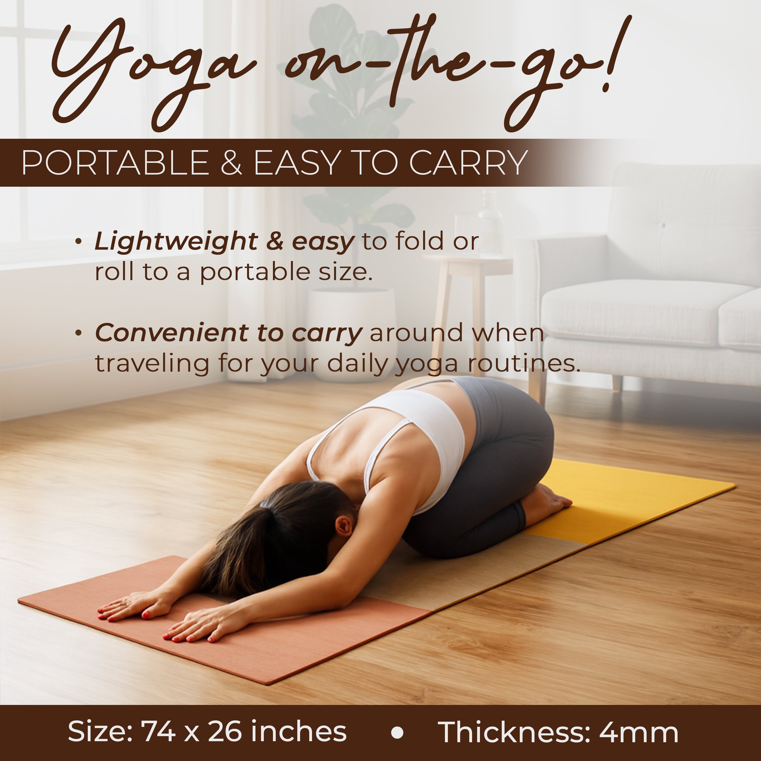 Organic Eco-Friendly Cotton Yoga Mat