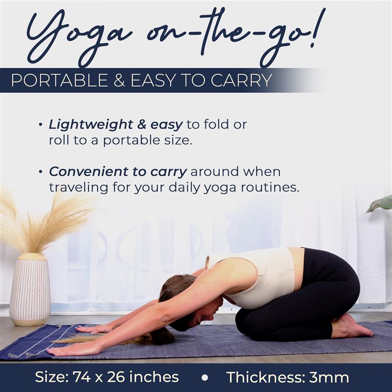 Organic Eco-Friendly Cotton Yoga Mat