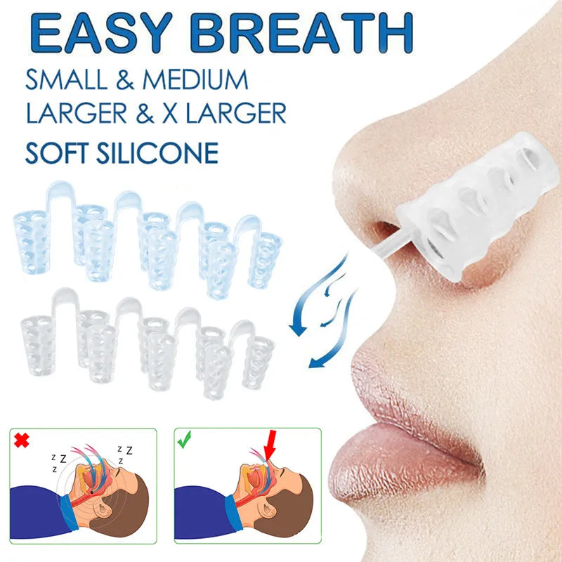 Anti-Snoring Nose Clip Breathing Aid for Sleep