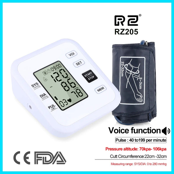 Arm Blood Pressure Monitor with Heart Rate Meter