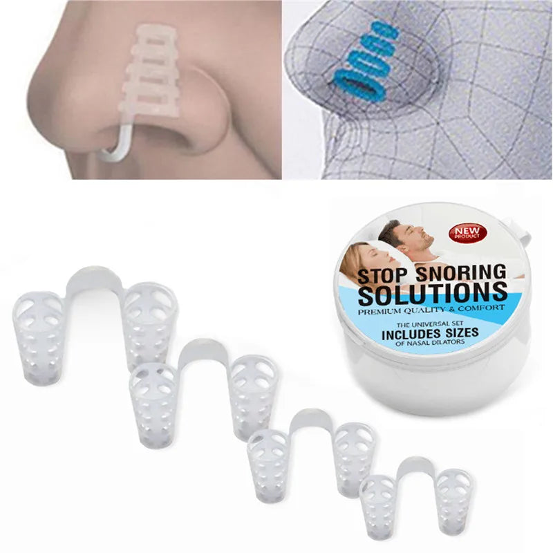 Anti-Snoring Nose Clip Breathing Aid for Sleep