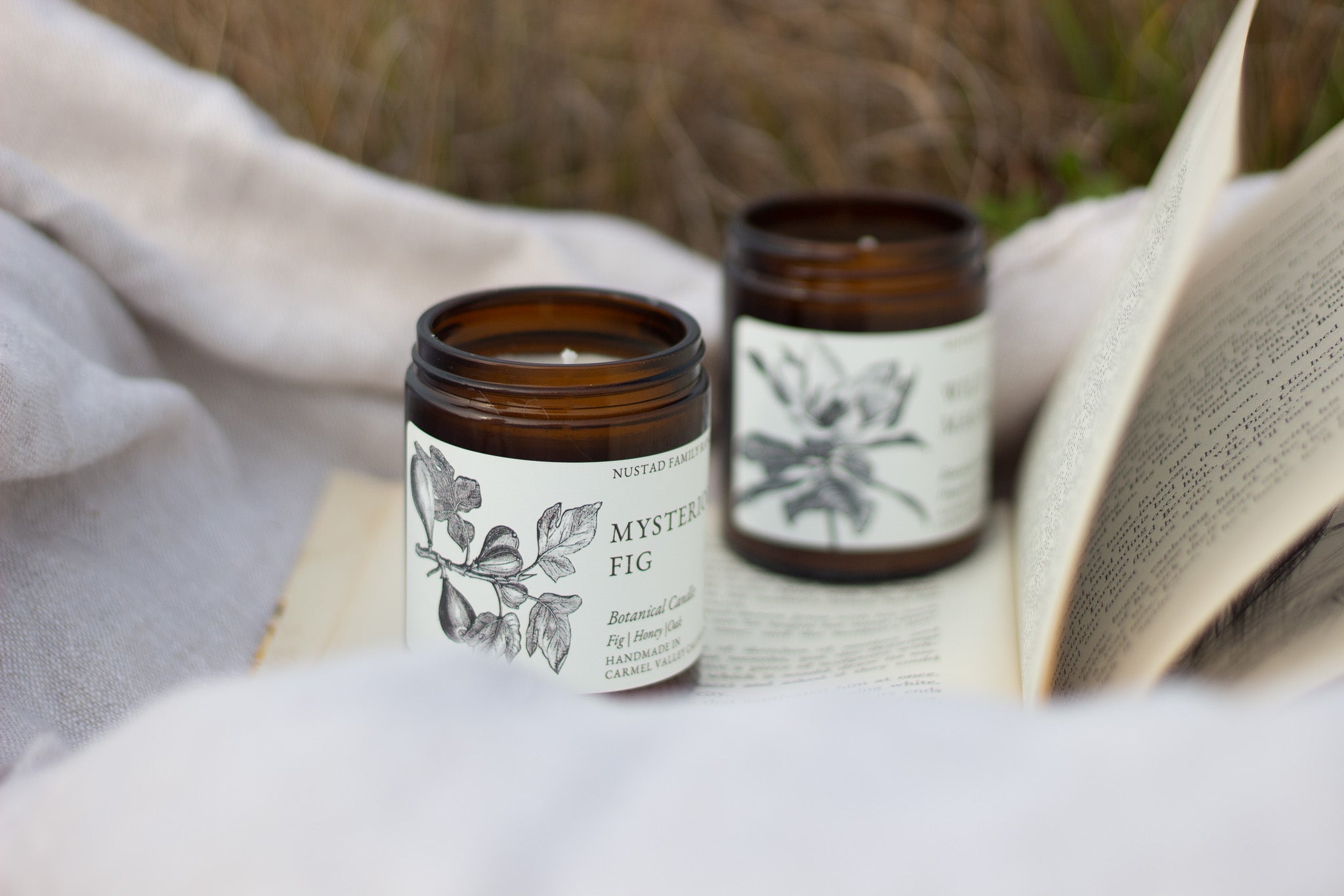 Aromatherapy Garden Candle with Essential Oils 9 oz