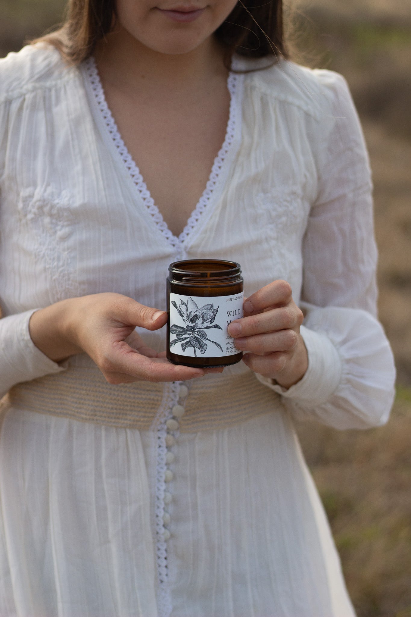 Aromatherapy Garden Candle with Essential Oils 9 oz