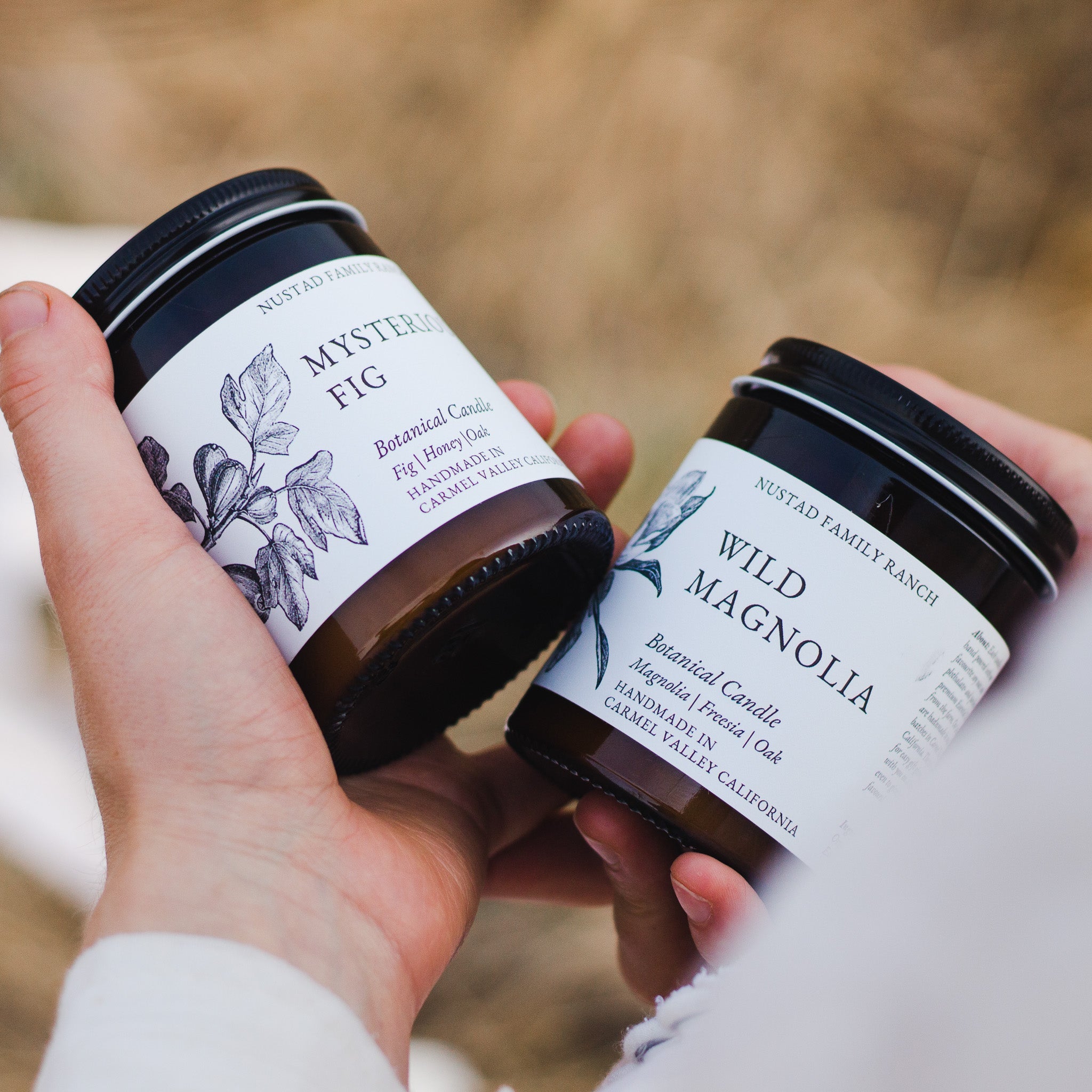 Aromatherapy Garden Candle with Essential Oils 9 oz