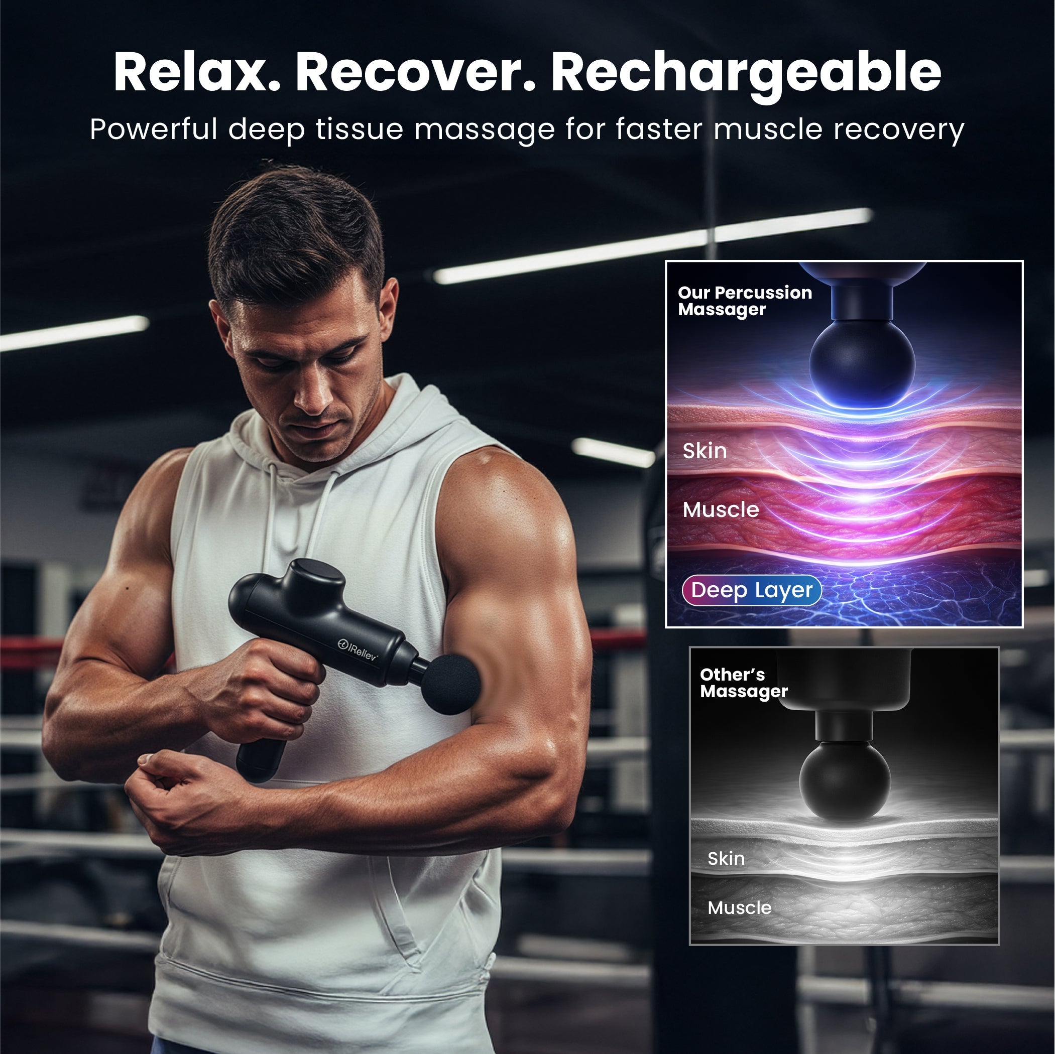 Percussion Massage Gun for Muscle Recovery