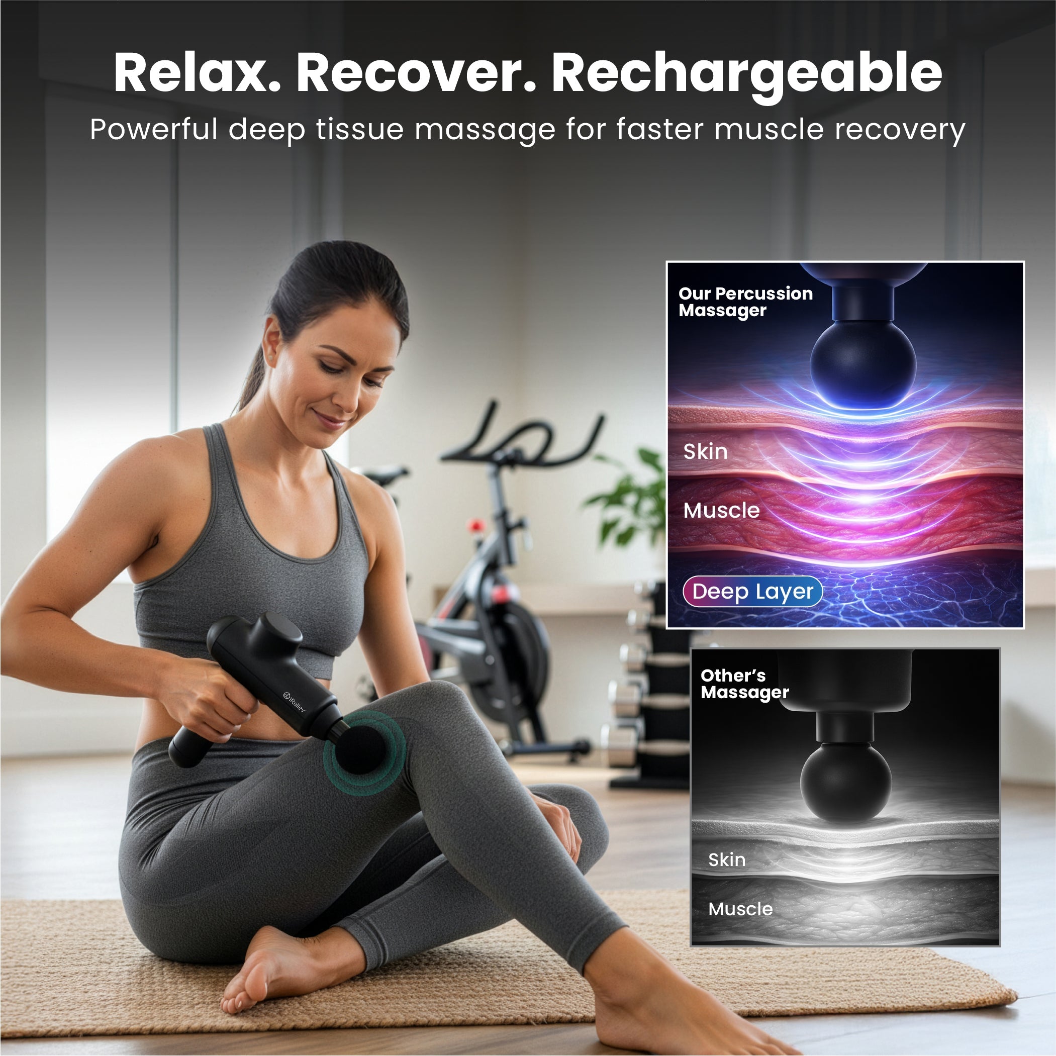 Percussion Massage Gun for Muscle Recovery