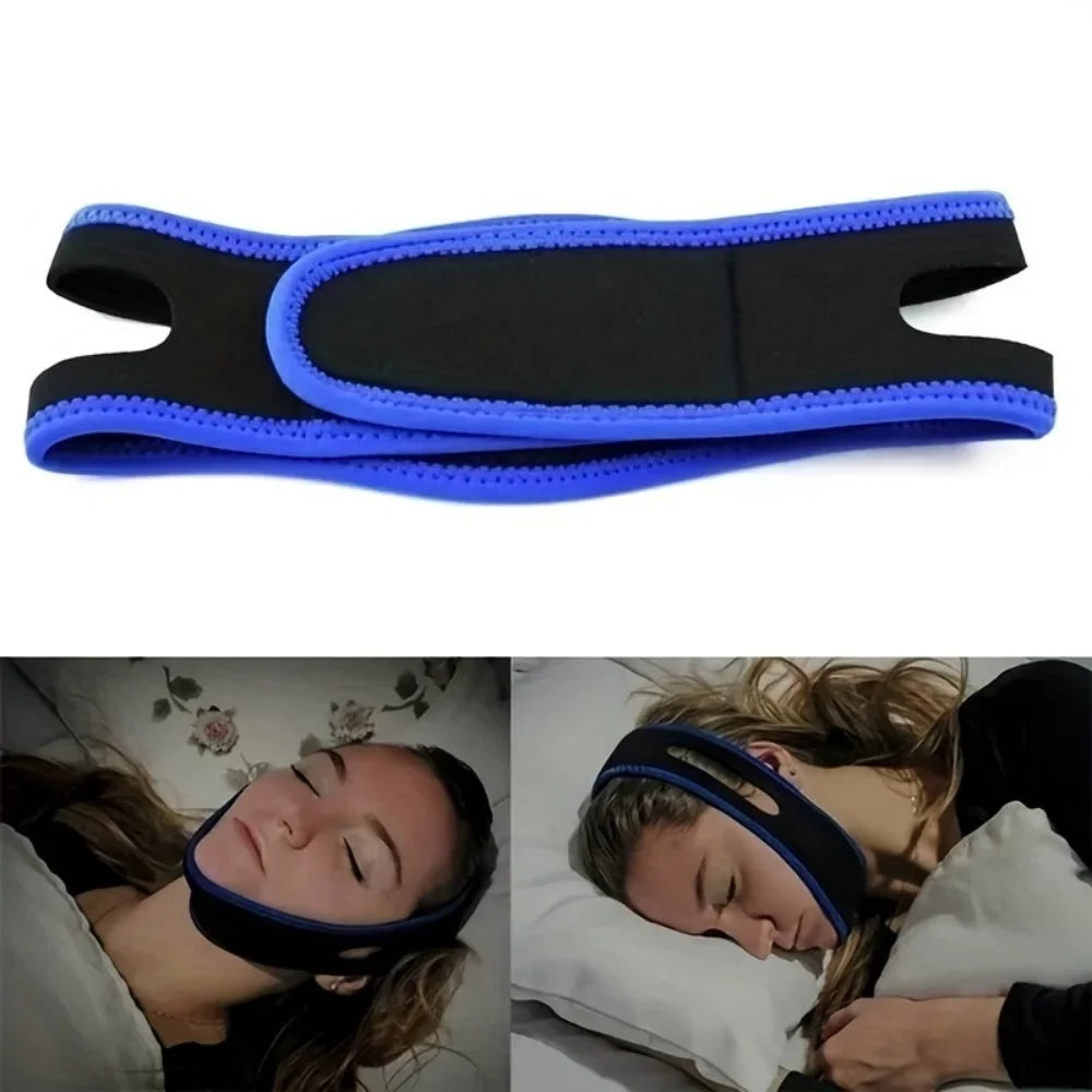 Anti-Snoring Chin Strap Sleep Aid for Men Women