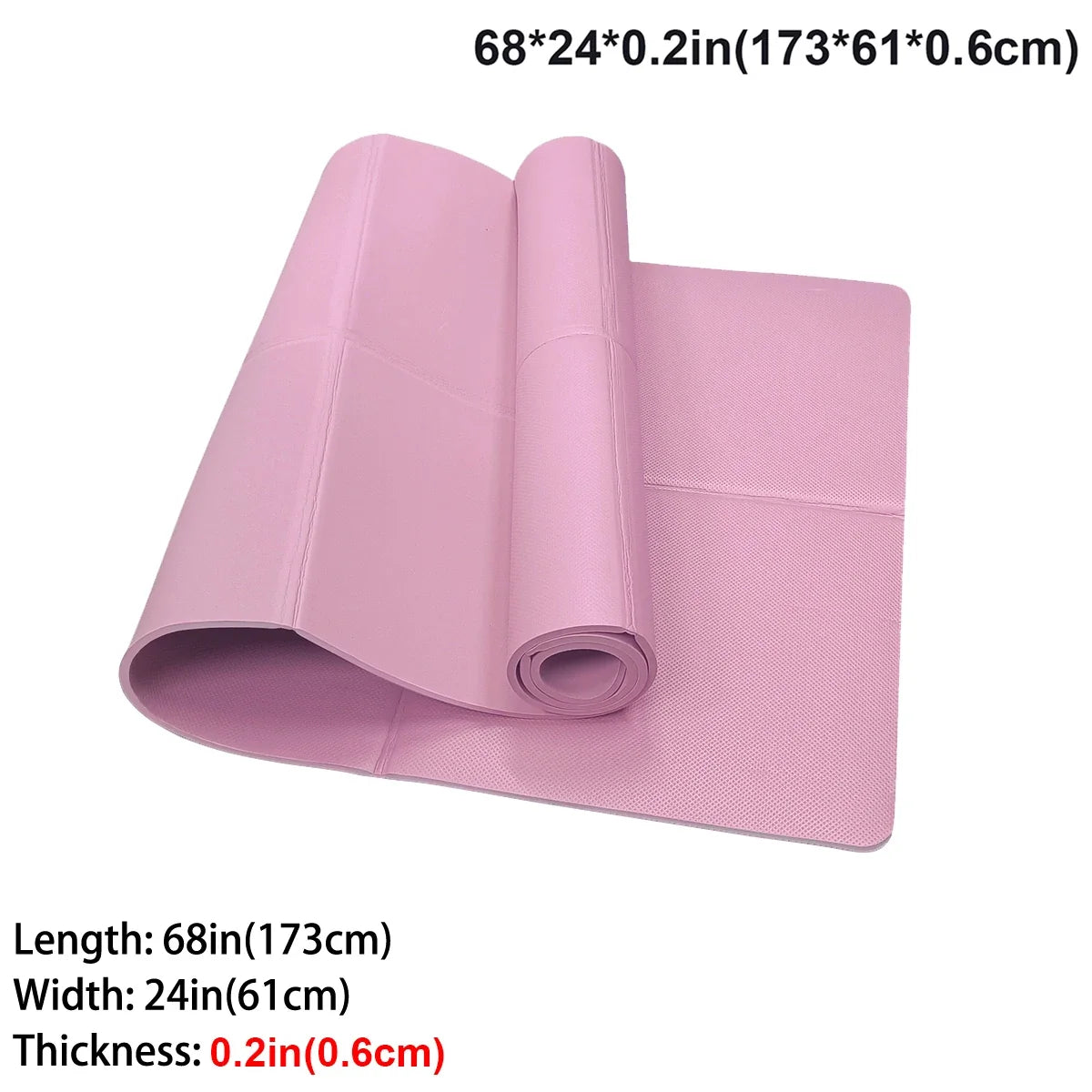 Foldable Eco Friendly EVA Yoga Mat for Travel