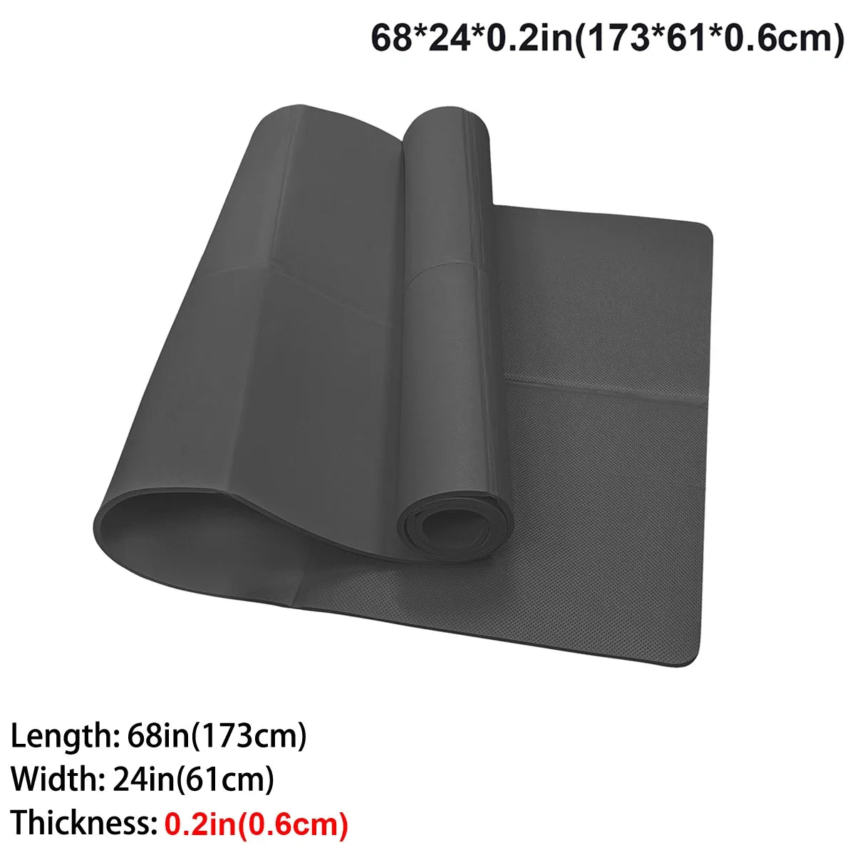 Foldable Eco Friendly EVA Yoga Mat for Travel