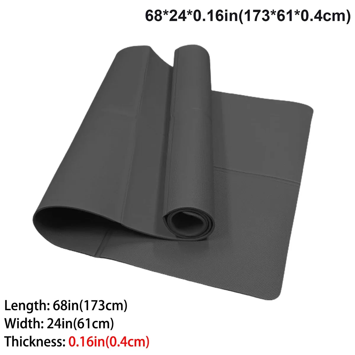Foldable Eco Friendly EVA Yoga Mat for Travel