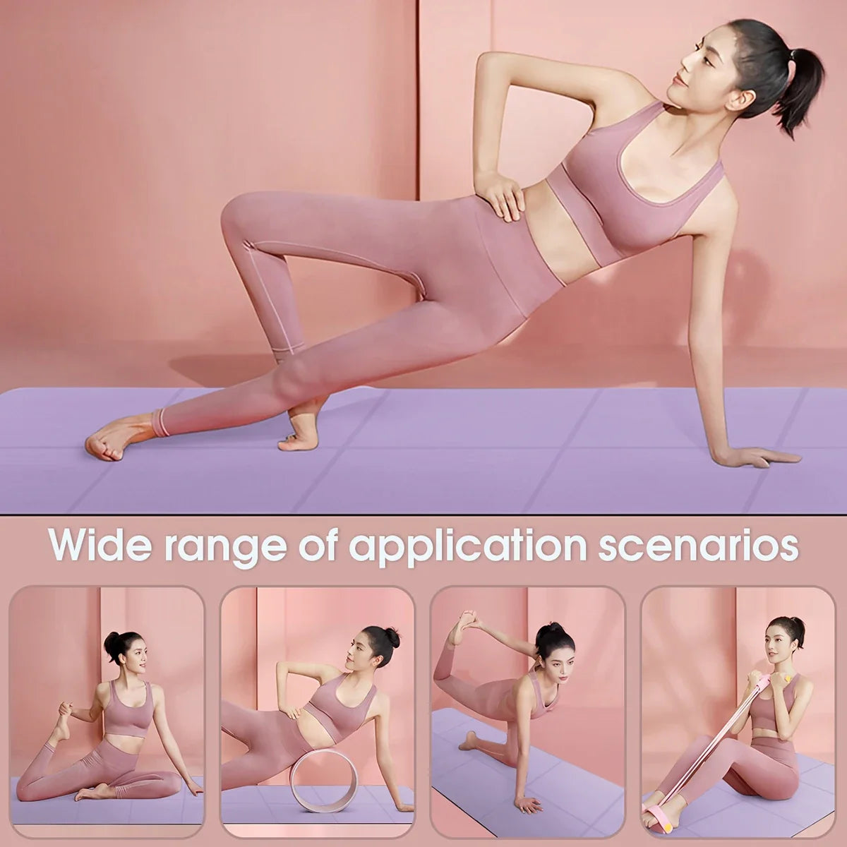 Foldable Eco Friendly EVA Yoga Mat for Travel