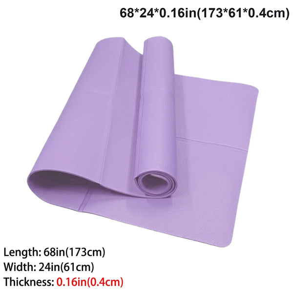 Foldable Eco Friendly EVA Yoga Mat for Travel