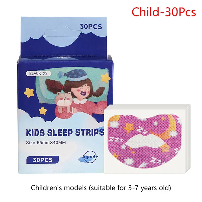 Anti-Snoring Mouth Stickers for Nighttime Nasal Breathing