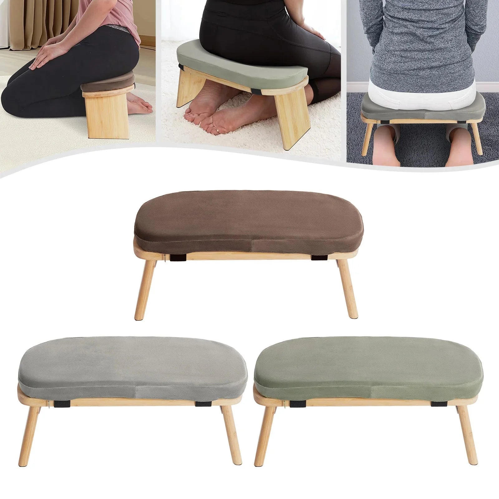 Foldable Kneeling Meditation Bench