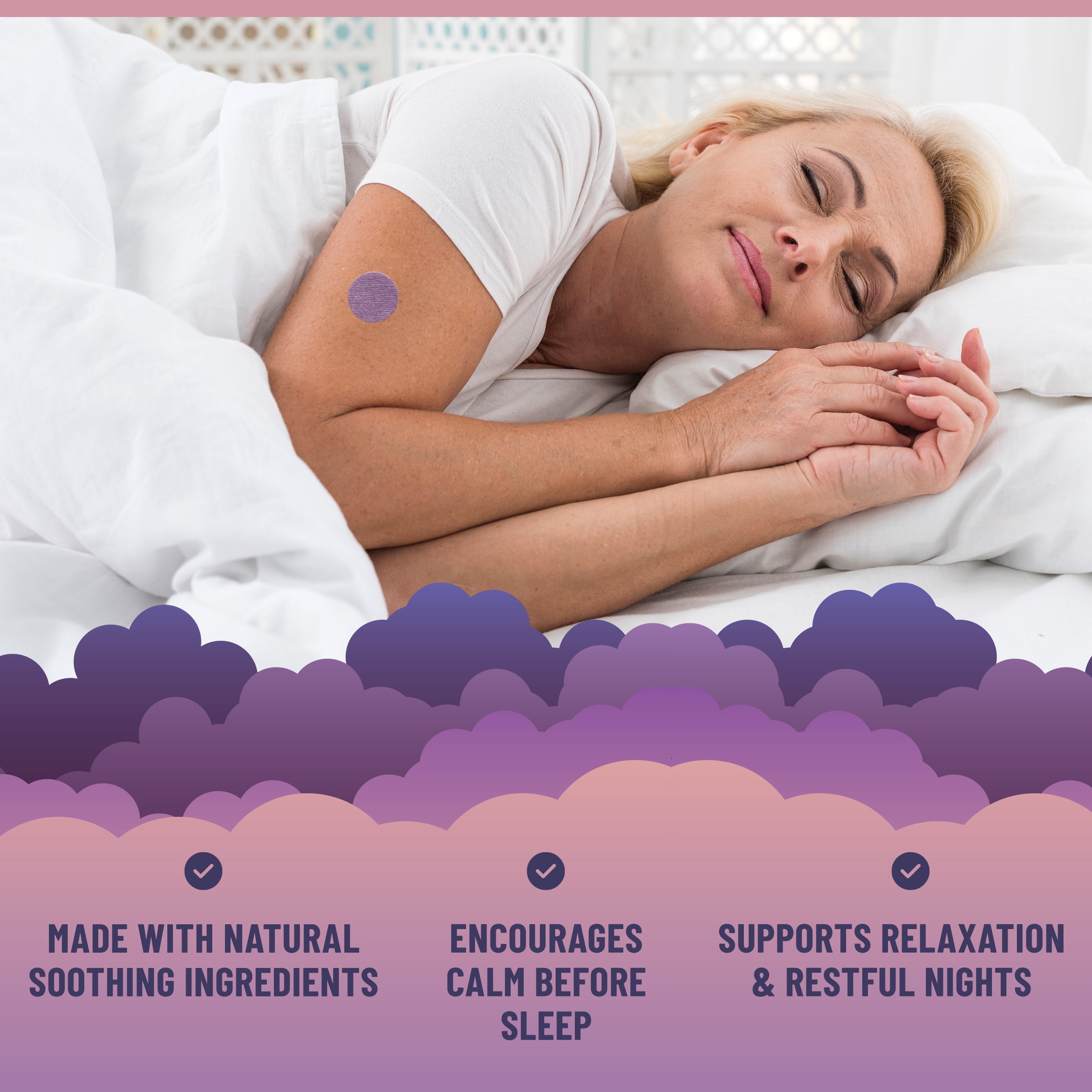 Melatonin Sleep Patches with Lavender and Herbal Extracts