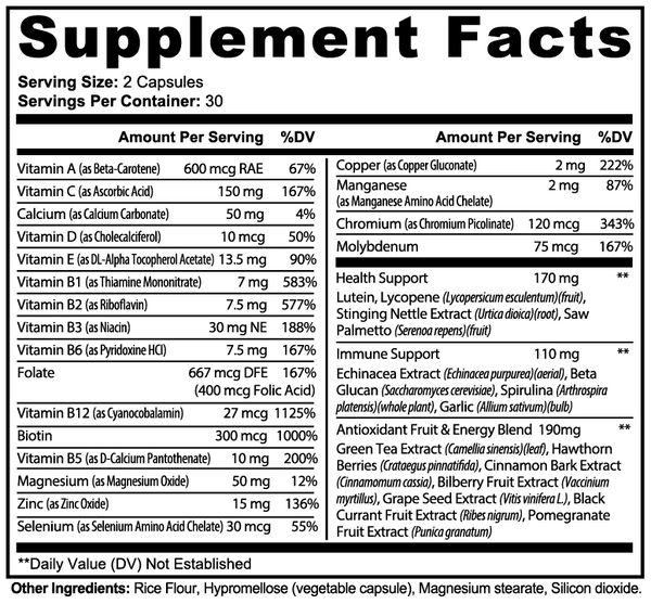 Complete Multivitamin for Men with Prostate Immune Support