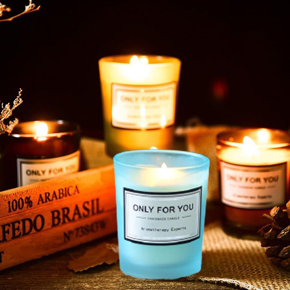 Romantic Scented Soy Candle with Essential Oils