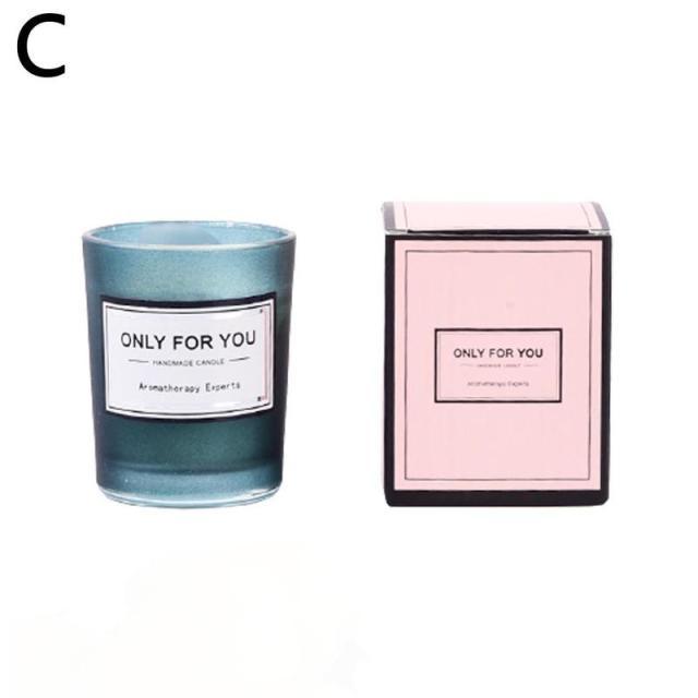 Romantic Scented Soy Candle with Essential Oils