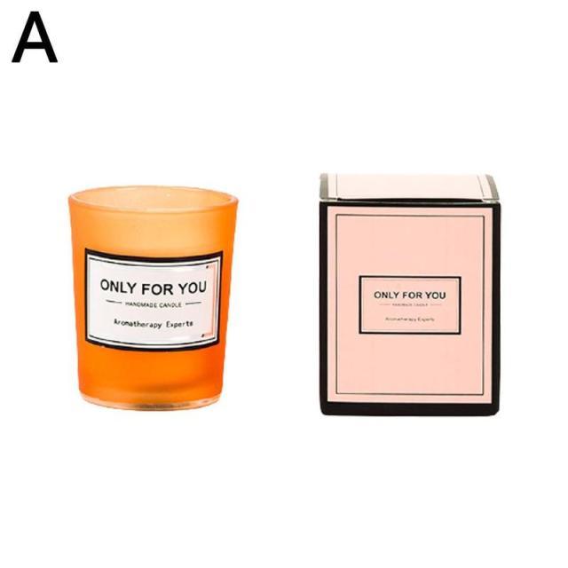 Romantic Scented Soy Candle with Essential Oils