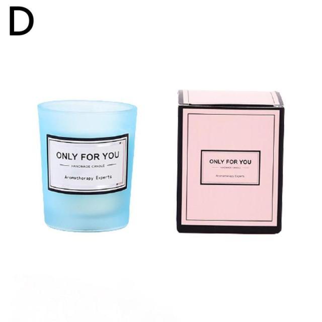 Romantic Scented Soy Candle with Essential Oils